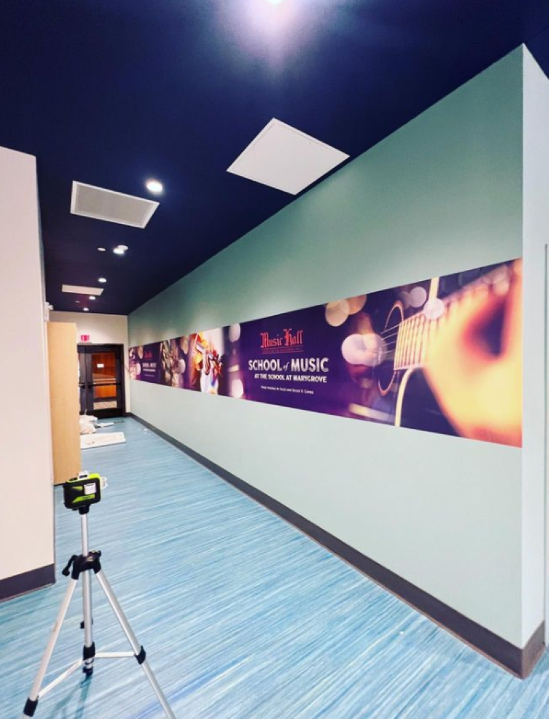 School of Music Wall Graphics